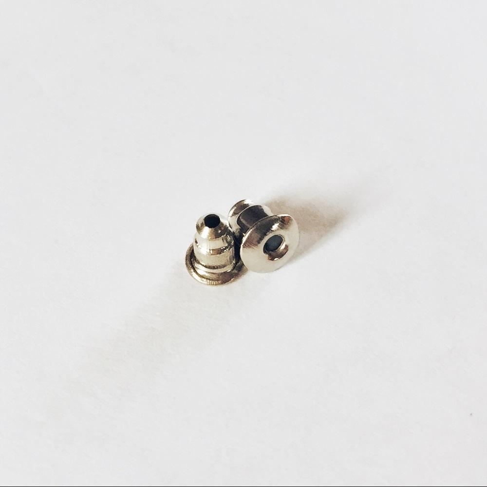 Two Tone Pink & Gray Hoop Earring Resin NEW!! - Picture 4 of 4